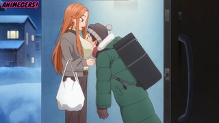 Tsubasa Bumped Into Fuyuki's Mama's Oppai...Hokkaido Gals Are Super Adorable!
