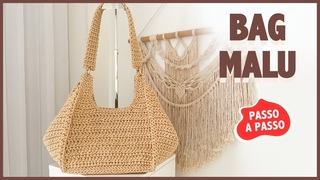 Bolsa de Croch Linda e Fcil de Fazer | Toda em Croch | Bolsa Malu por Dazz Croch
