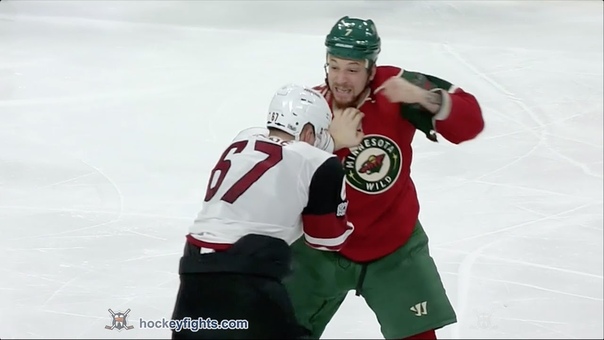 Lawson Crouse vs Chris Stewart Jan 19,