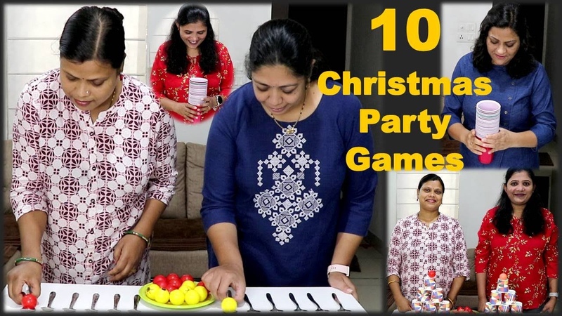 10 Christmas Party games, New party games, Kitty party games for ladies, New Year Games