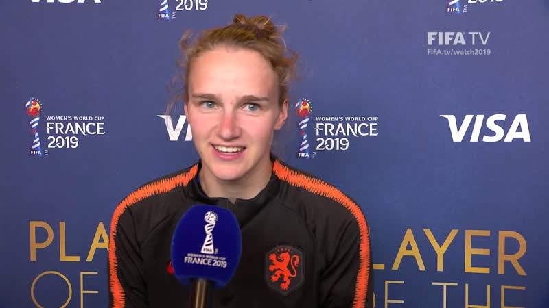 Vivianne Miedema Player of the Match Italy v