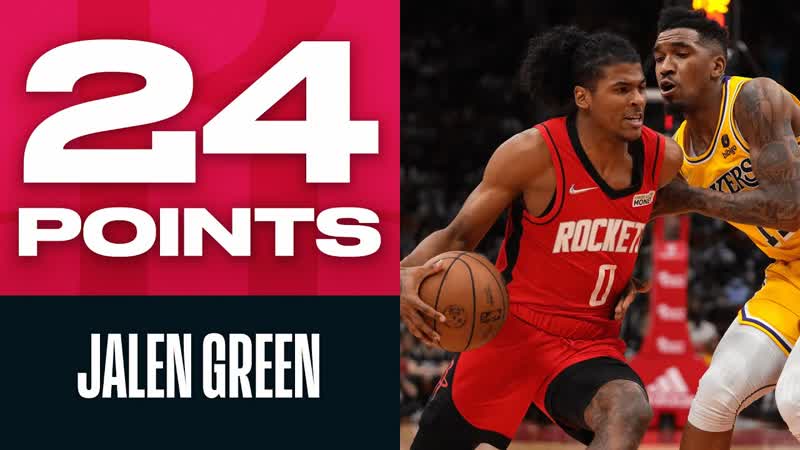 Jalen Green Goes at Le Bron in FIERY 24