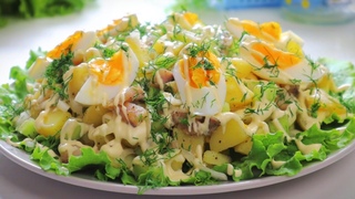 Салат Ковбой / Оригинальный  салат из Банальных Продуктов