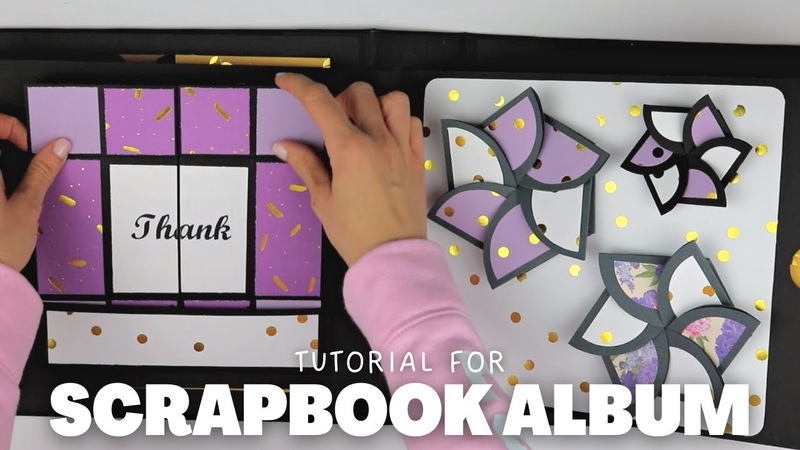 Large Scrapbook Album Tutorial Scrapbook
