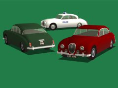 Jaguar Mk2 Red Traffic