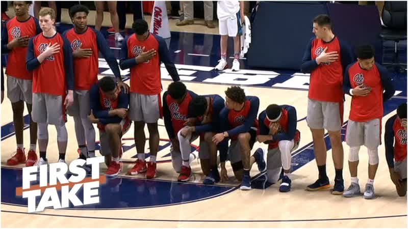 Ole Miss basketball players kneeling during national anthem made clear point, First
