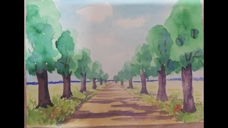 Пейзаж аллея