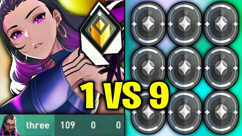 1 Radiant VS 9 Iron Players (he drops 100+