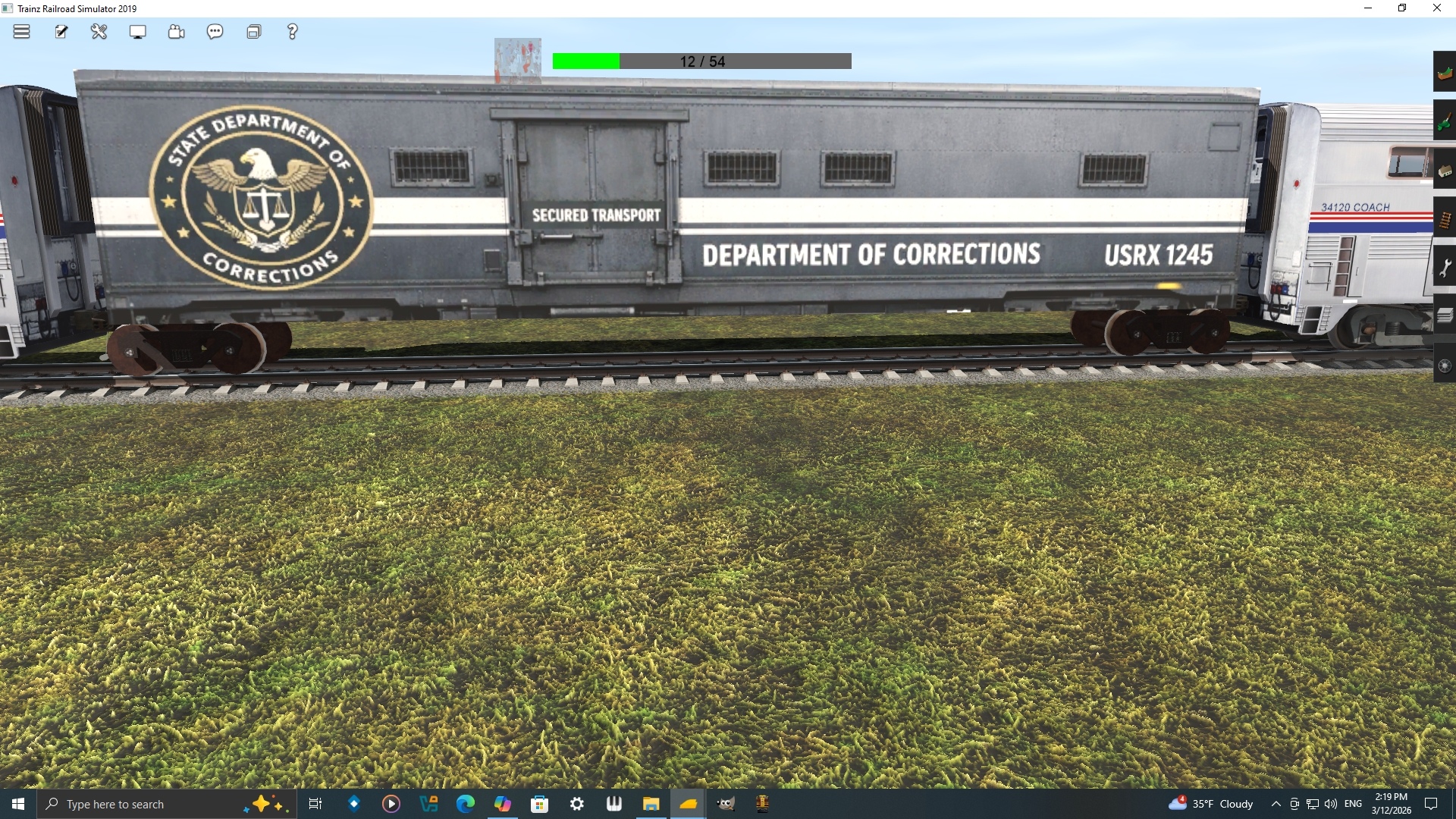 US Rail 60 Ft Prison Transport