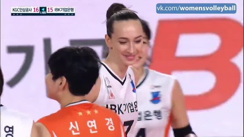 라자레바 Anna Lazareva Анна Лазарева KGC인삼공사 VS IBK기업은행 (20 10