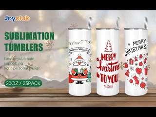 Joyclub 25 Pack Sublimation Tumblers