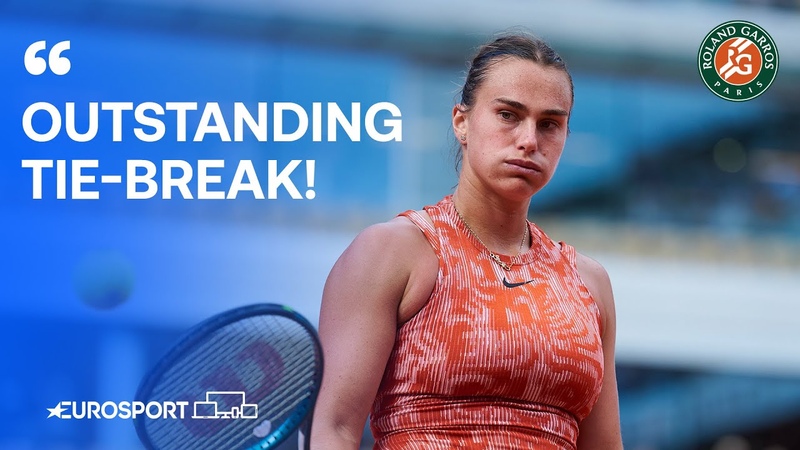 FULL TIE BREAK between Mirra Andreeva Aryna Sabalenka , 2024 French Open