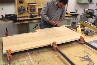 How to make a Wooden Vanity Top / Countertop.