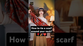 How to tie a scarf around your neck #shorts #short #msbro