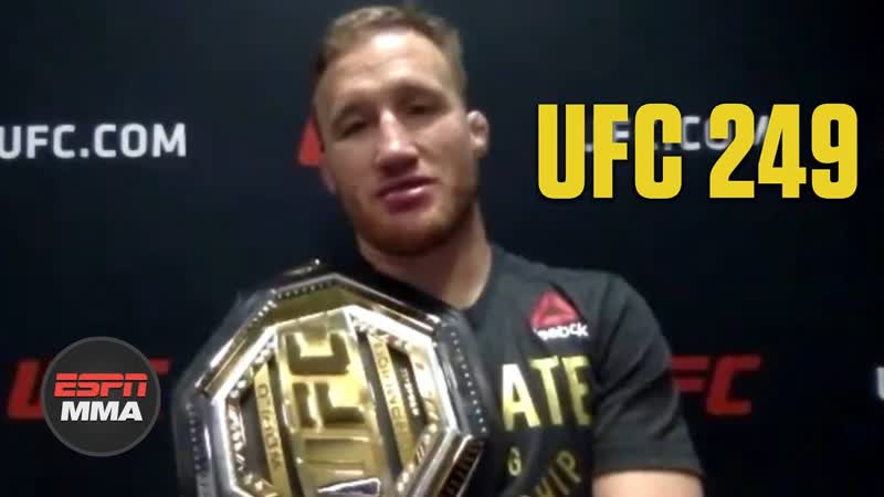 Justin Gaethje talks win over Tony Ferguson, ready for challenge from Khabib, UFC 249, ESPN