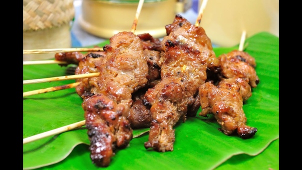 Thai Grilled Pork Moo Ping หม ป ง 4