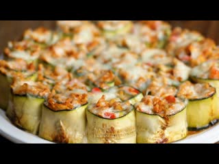 Zucchini Enchilada Roll-Ups