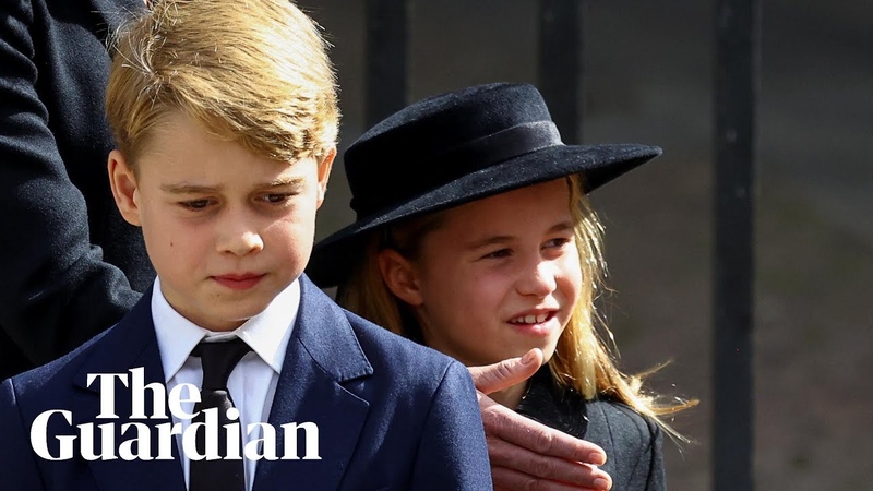 Prince George and Princess Charlotte the youngest at Queens