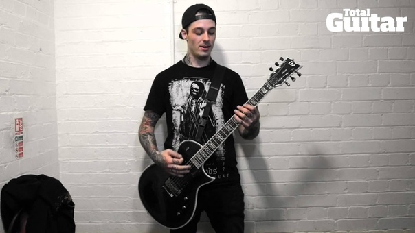 Me And My Guitar initerview with Motionless In Whites Ryan Sitkowski w, ESP LTD EC 1000