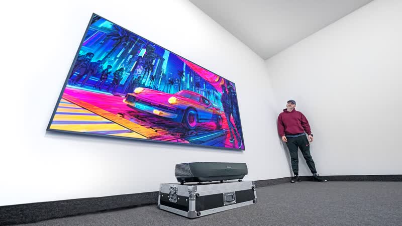 Huge 100 inch 4 K Laser TV 100 Inches for