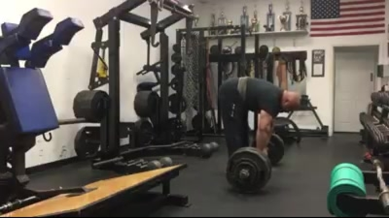 Rich Williams DOUBLE OVERHAND AXLE DEADLIFT 229 kg for 8