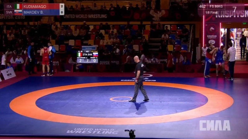 Kaspiisk 2018: Shamil KUDIIAMAGOMEDOV ( ITA) vs. Boris MAKOEV (