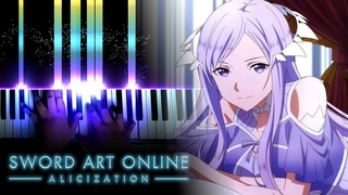 [Sword Art Online: Alicization Episode 19 ED / Ending 3] “Niji no Kanata ni“ - ReoNa (Piano)