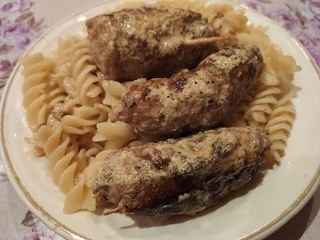 Ужин без хлопот. Сочные мясные рулетики с начинкой