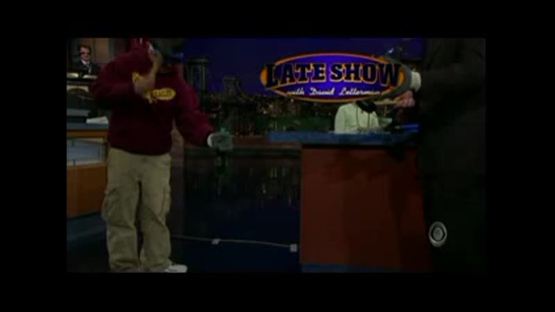 Джон Кьюсак на Letterman