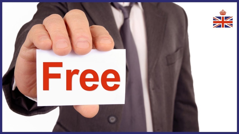 8 ways to say something is FREE English vocabulary