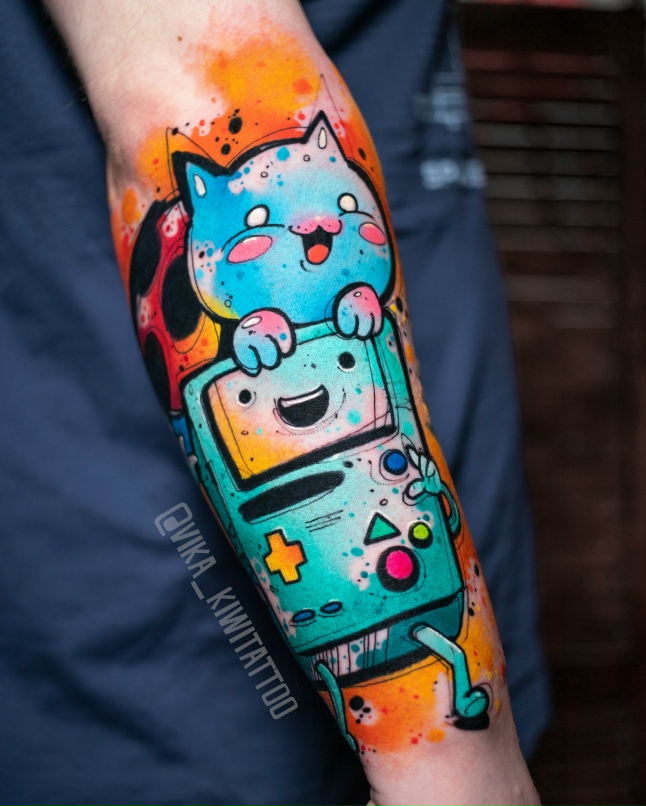 Cattle and Bimo Tattoo done in just 1 hour 40 minutes KIWI's Vika