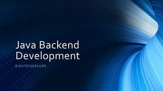 Java Backend Development 2: Setup für Spring WebApp