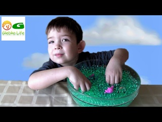 Орбиз. Сюрпризы с игрушками в шариках. ORBEEZ surprises with toys in the balls.