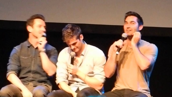 Tyler Hoechlin, Daniel Sharman, Ian Bohen Werewolfcon 09, 26, 15,