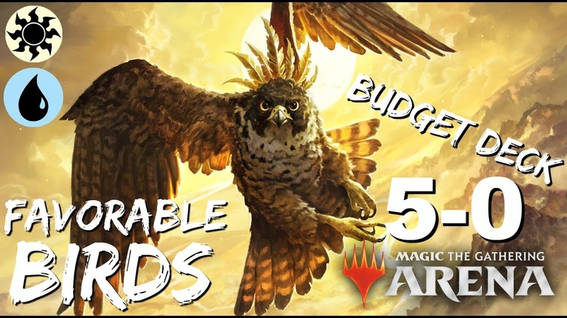 FAVORABLE BIRDS in Standard MTG Arena , Bird Tribal Deck in M19