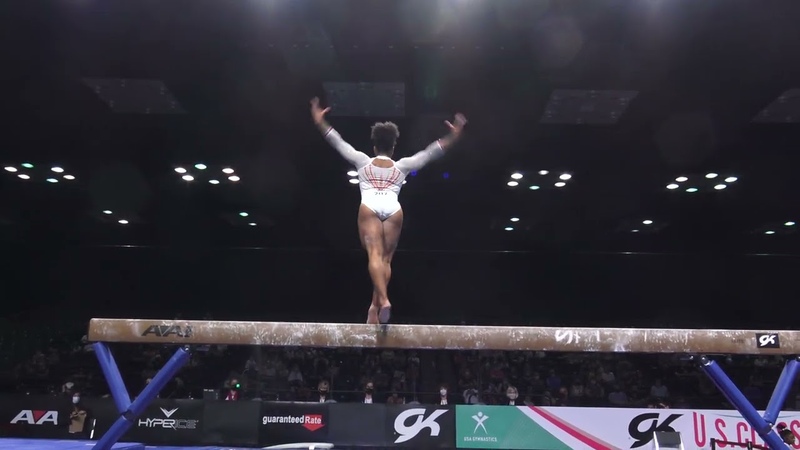 Jordan Chiles Balance Beam 2021 GK U. S. Classic Senior