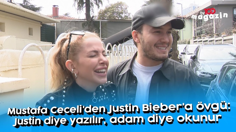 Mustafa Ceceliden Justin Biebera övgü: Justin diye yazılır, adam diye