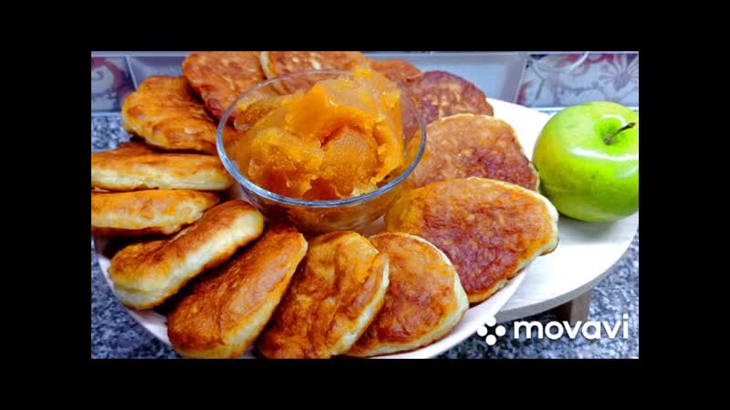ПЫШНЫЕ ОЛАДЬИ с яблоками Без Дрожжей 0. 5 литра Снежка и