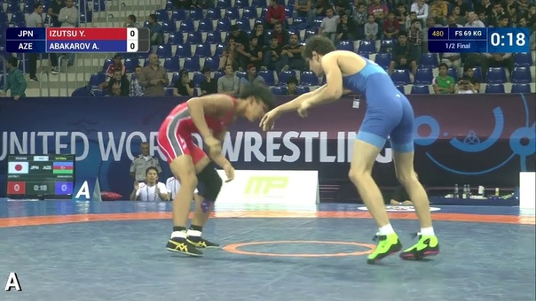 1, 2 FS 69 kg: A. ABAKAROV ( AZE) df. Y. IZUTSU ( JPN) by TF, 10
