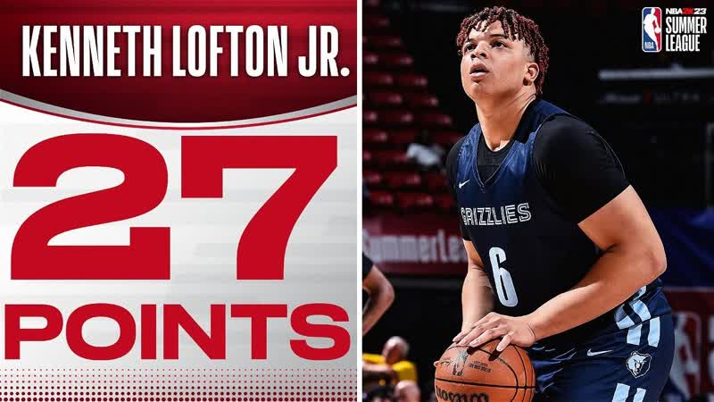 Kenneth Lofton Jr. Drops DOUBLE DOUBLE In Grizzlies Final Summer League Game, 27 PTS 12